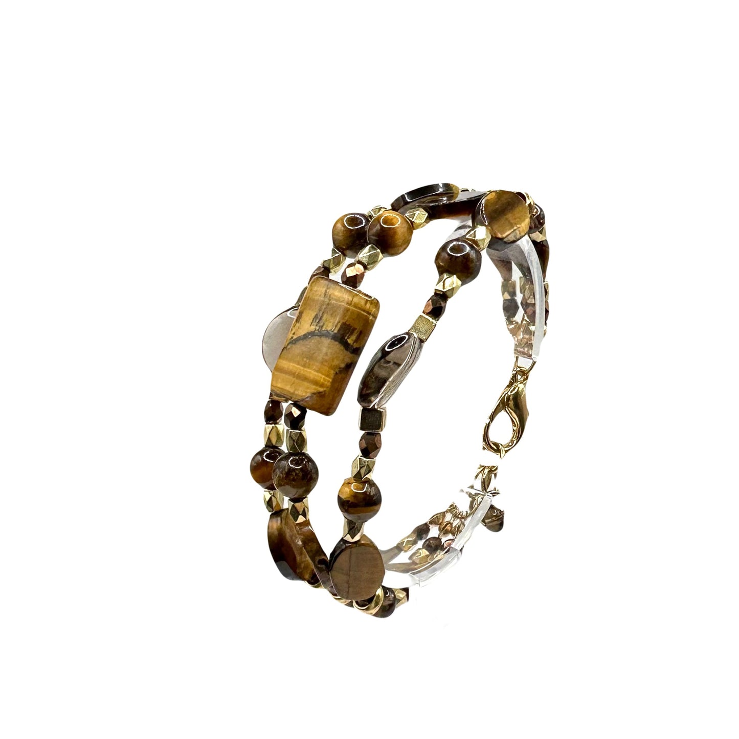 Tigers Eye 3 Row Bracelet