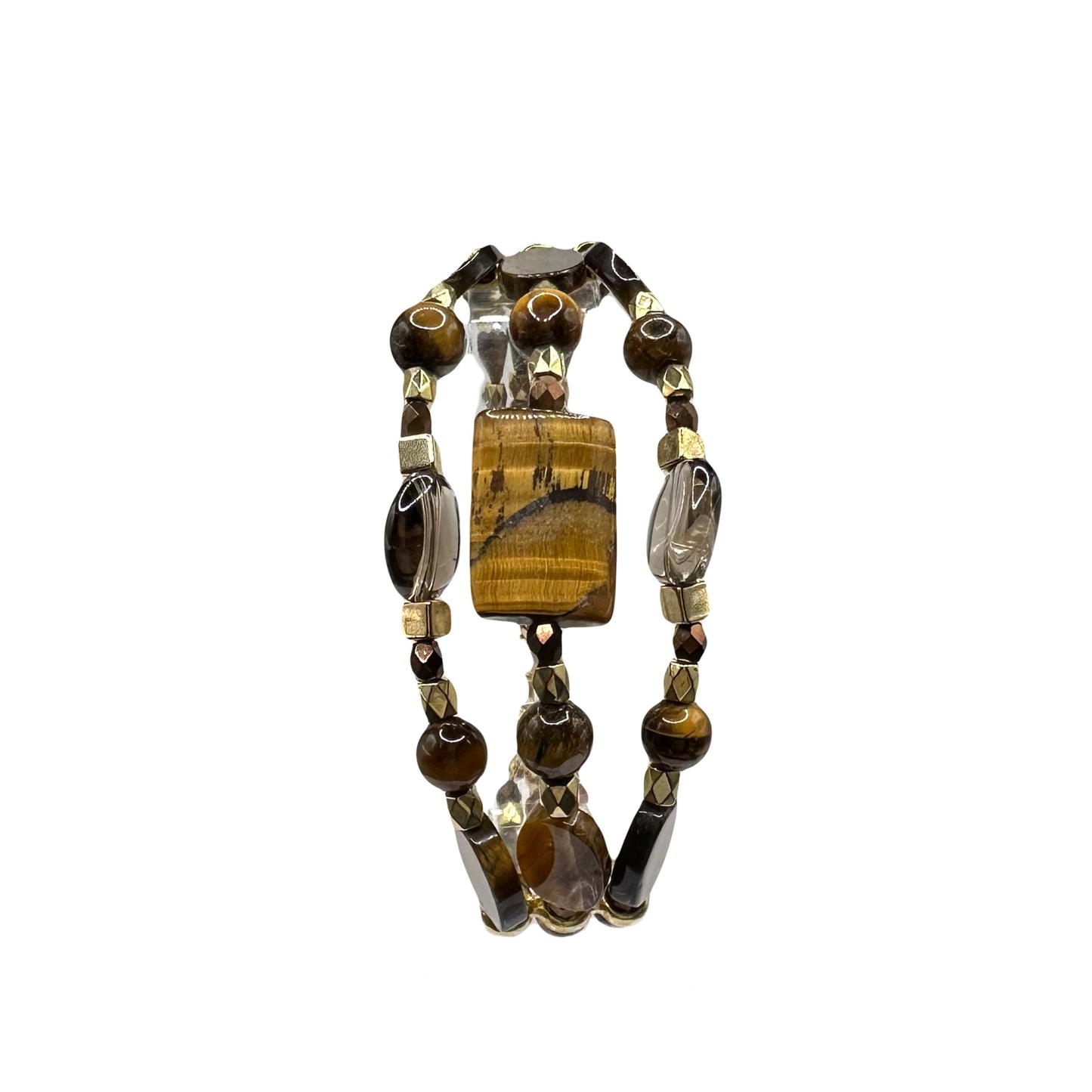 Tigers Eye 3 Row Bracelet