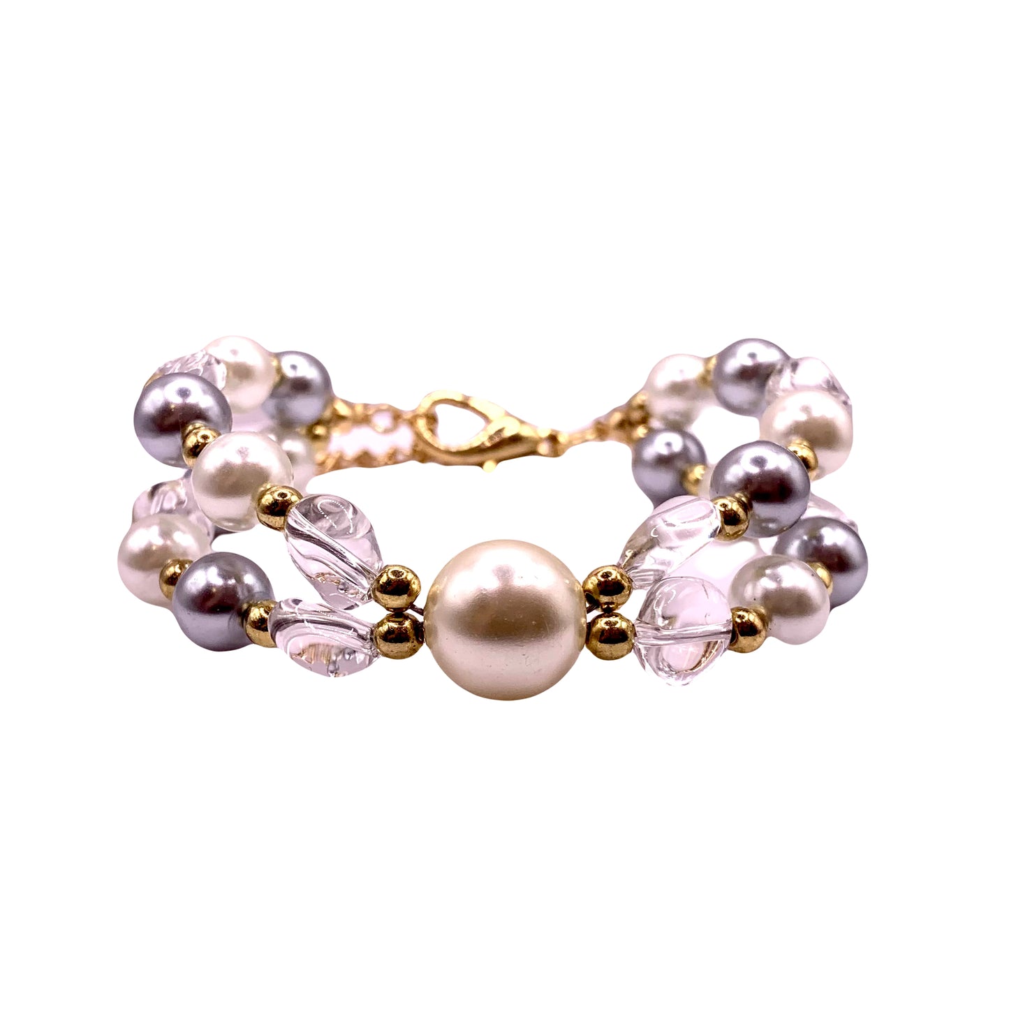 Pearly Crystal Bracelet