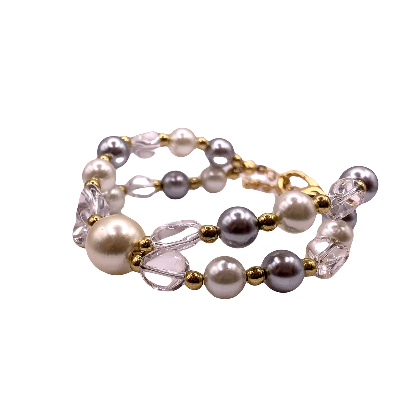 Pearly Crystal Bracelet