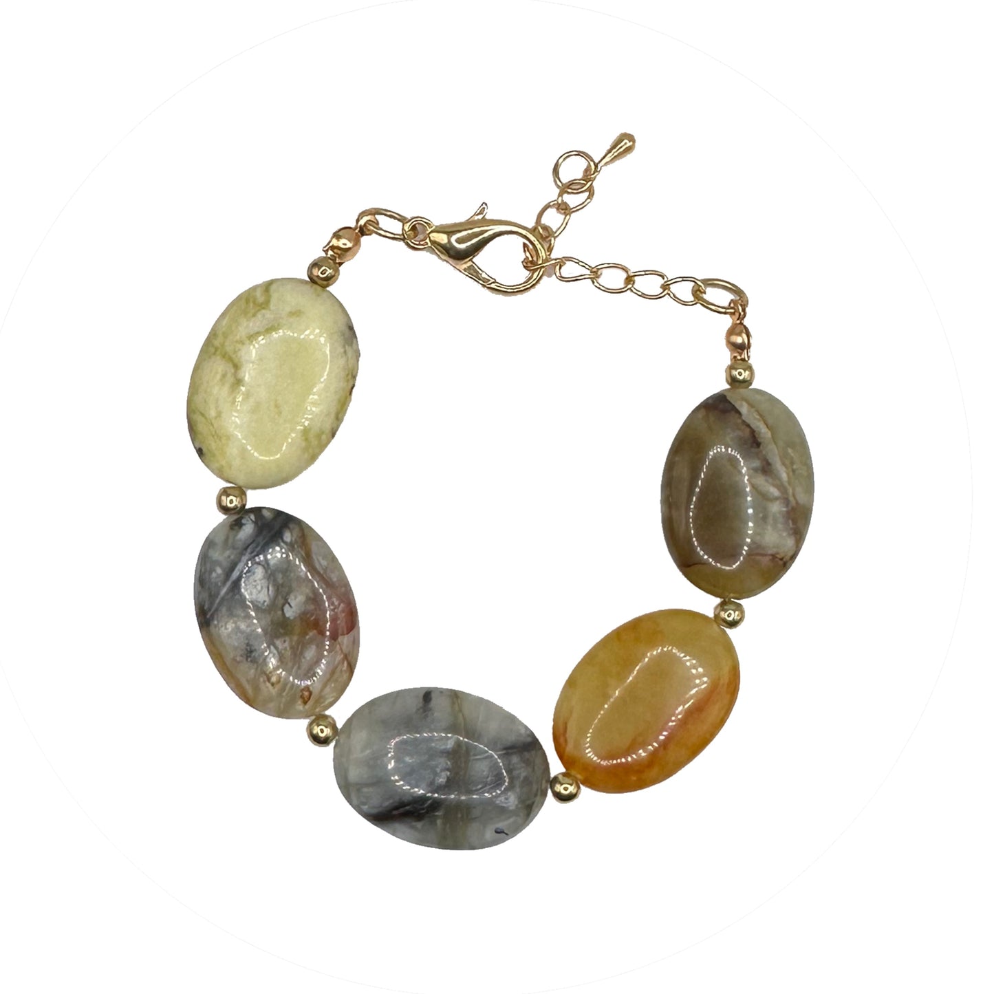 Chunky Jasper Bracelet