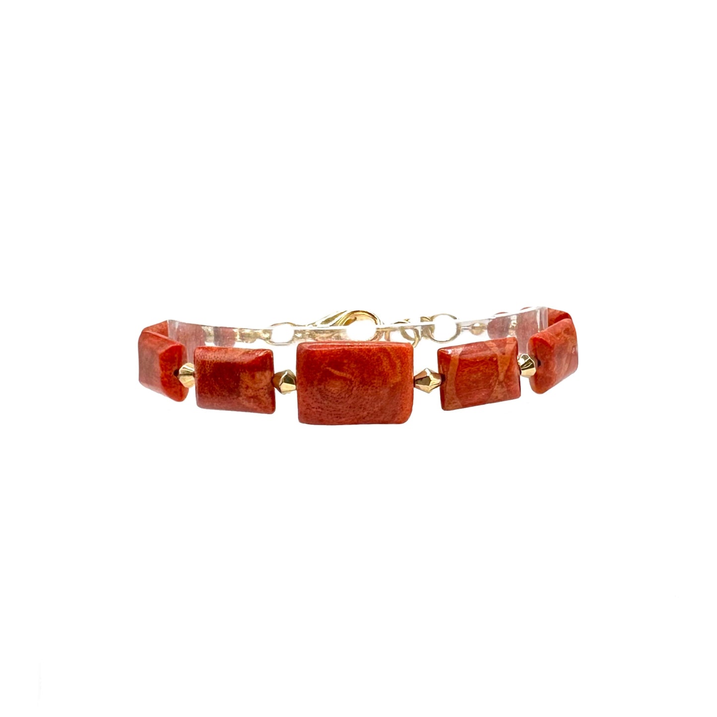 Dainty Coral Bracelet