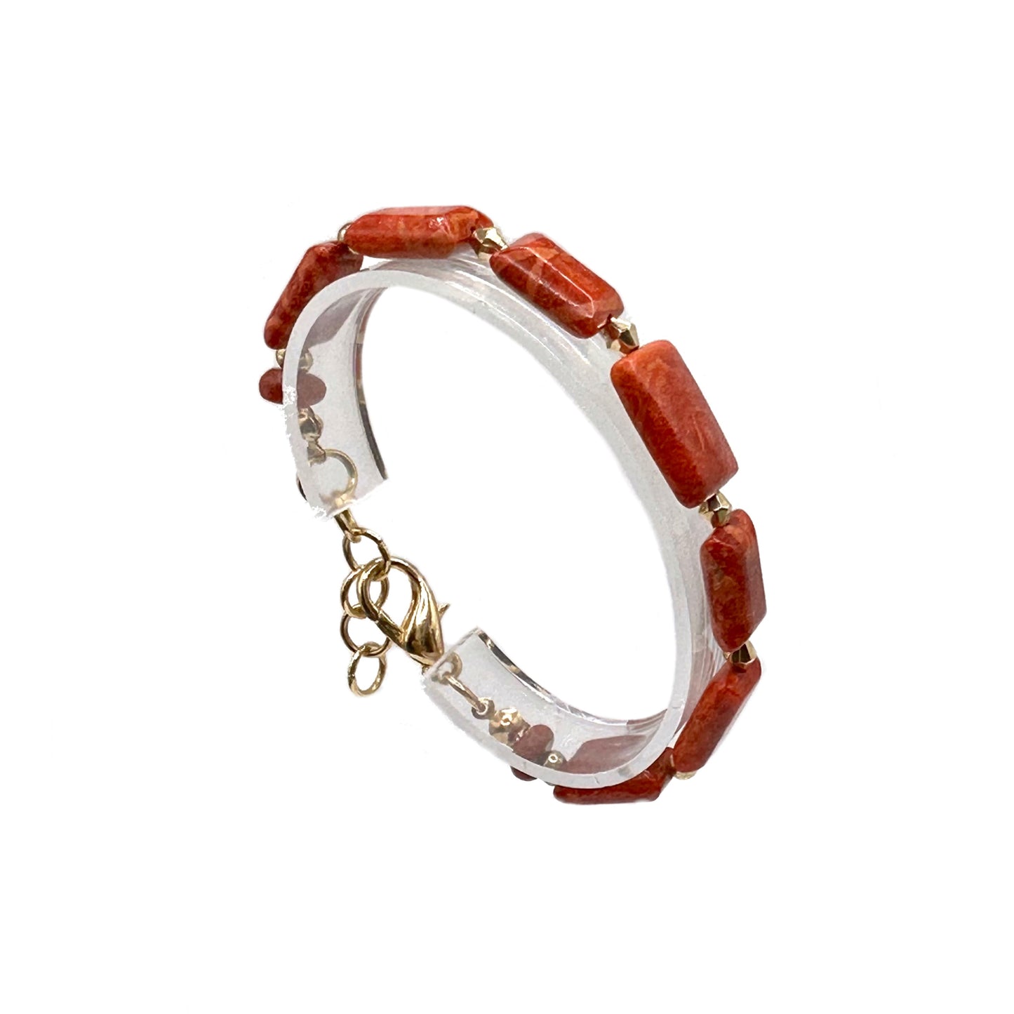 Dainty Coral Bracelet