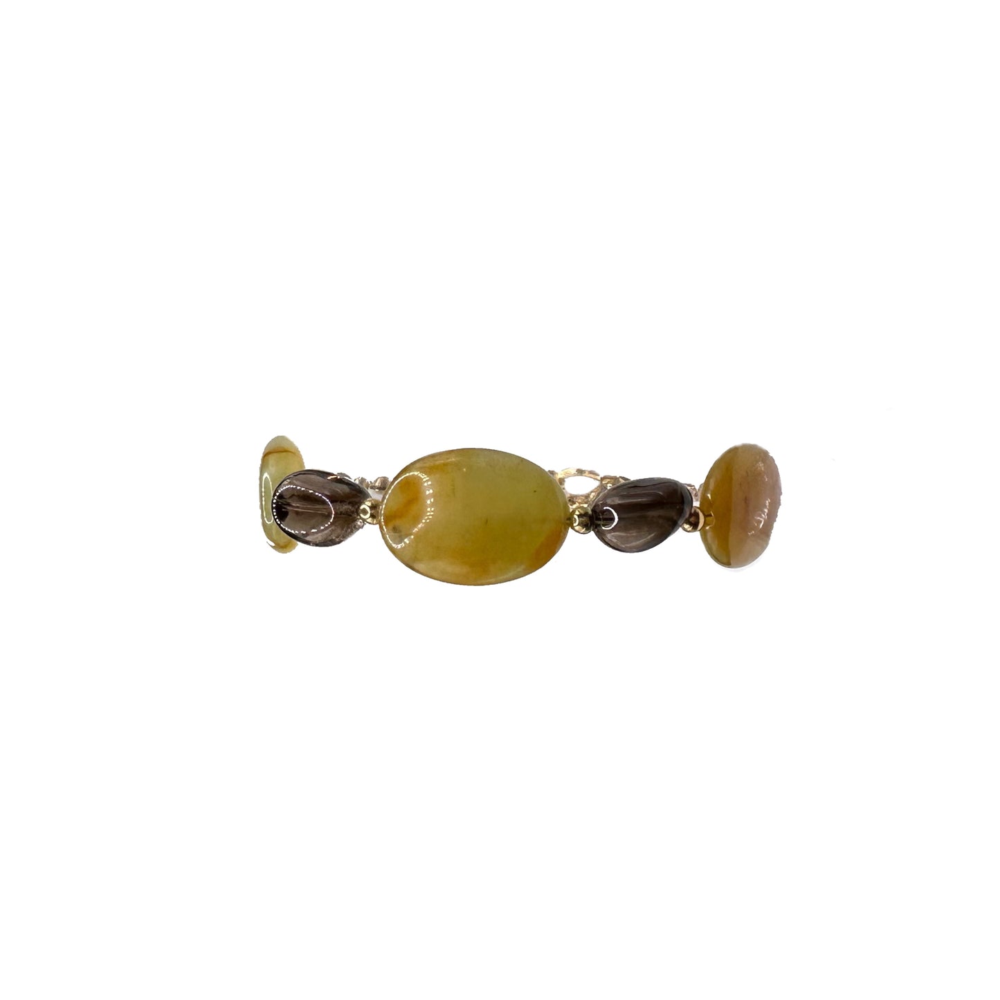 Chunky Smoky Jaded Bracelet